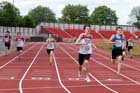 Dominic Weller (Gateshead) wins the under-15s 200 metres at the North Eastern Champs, Gateshead.
